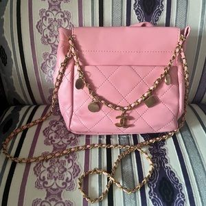 Pink purse with embellishments